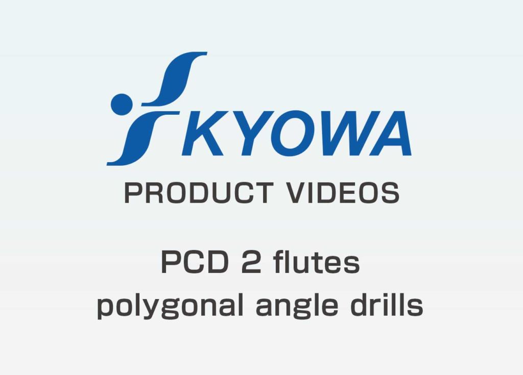 PCD 2 flutes polygonal angle drills