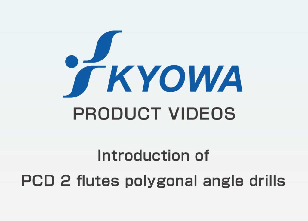 Introduction of PCD 2 flutes polygonal angle drills
